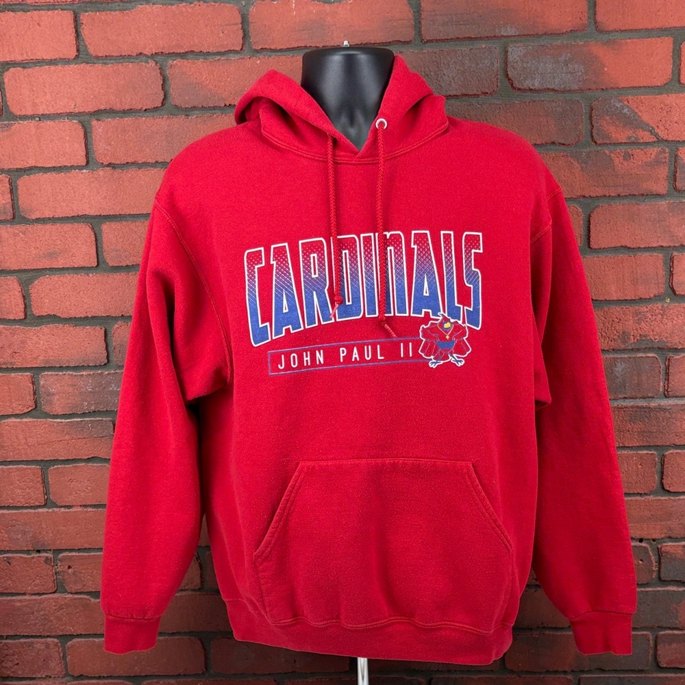 Jerzees‎ Hoodie Womans Large John Paul II Cardinals